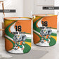 Custom Ivory Coast Football Laundry Basket Les Elephants Mascot - African Pride