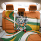 Custom Ivory Coast Football Back Car Seat Cover Les Elephants Mascot - African Pride