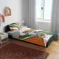 Custom Ivory Coast Football Bedding Set Les Elephants Mascot - African Pride