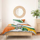 Custom Ivory Coast Football Bedding Set Les Elephants Mascot - African Pride
