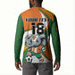 Custom Ivory Coast Football Button Sweatshirt Les Elephants Mascot