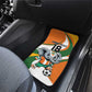 Custom Ivory Coast Football Car Mats Les Elephants Mascot - African Pride