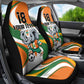 Custom Ivory Coast Football Car Seat Cover Les Elephants Mascot - African Pride