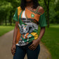 Custom Ivory Coast Football Cross Shoulder Shirt Les Elephants Mascot - African Pride