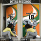 Custom Ivory Coast Football Door Cover Les Elephants Mascot - African Pride