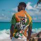 Custom Ivory Coast Football Hawaiian Shirt Les Elephants Mascot LT18