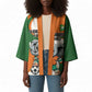 Custom Ivory Coast Football Kimono Les Elephants Mascot - African Pride