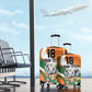 Custom Ivory Coast Football Luggage Cover Les Elephants Mascot - African Pride