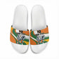 Custom Ivory Coast Football Slide Sandals Les Elephants Mascot - African Pride