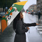Custom Ivory Coast Football Umbrella Les Elephants Mascot - African Pride