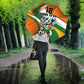 Custom Ivory Coast Football Umbrella Les Elephants Mascot - African Pride