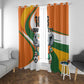Custom Ivory Coast Football Window Curtain Les Elephants Mascot - African Pride