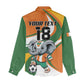 Custom Ivory Coast Football Women Casual Shirt Les Elephants Mascot - African Pride