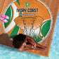 Ivory Coast Football Beach Blanket Les Elephants Spirit - African Pride