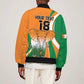 Custom Ivory Coast Football Bomber Jacket Les Elephants Spirit - African Pride