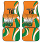 Custom Ivory Coast Football Car Mats Les Elephants Spirit - African Pride