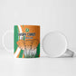 Custom Ivory Coast Football Ceramic Mug Les Elephants Spirit - African Pride