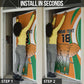 Custom Ivory Coast Football Door Cover Les Elephants Spirit - African Pride
