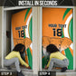 Custom Ivory Coast Football Door Cover Les Elephants Spirit - African Pride