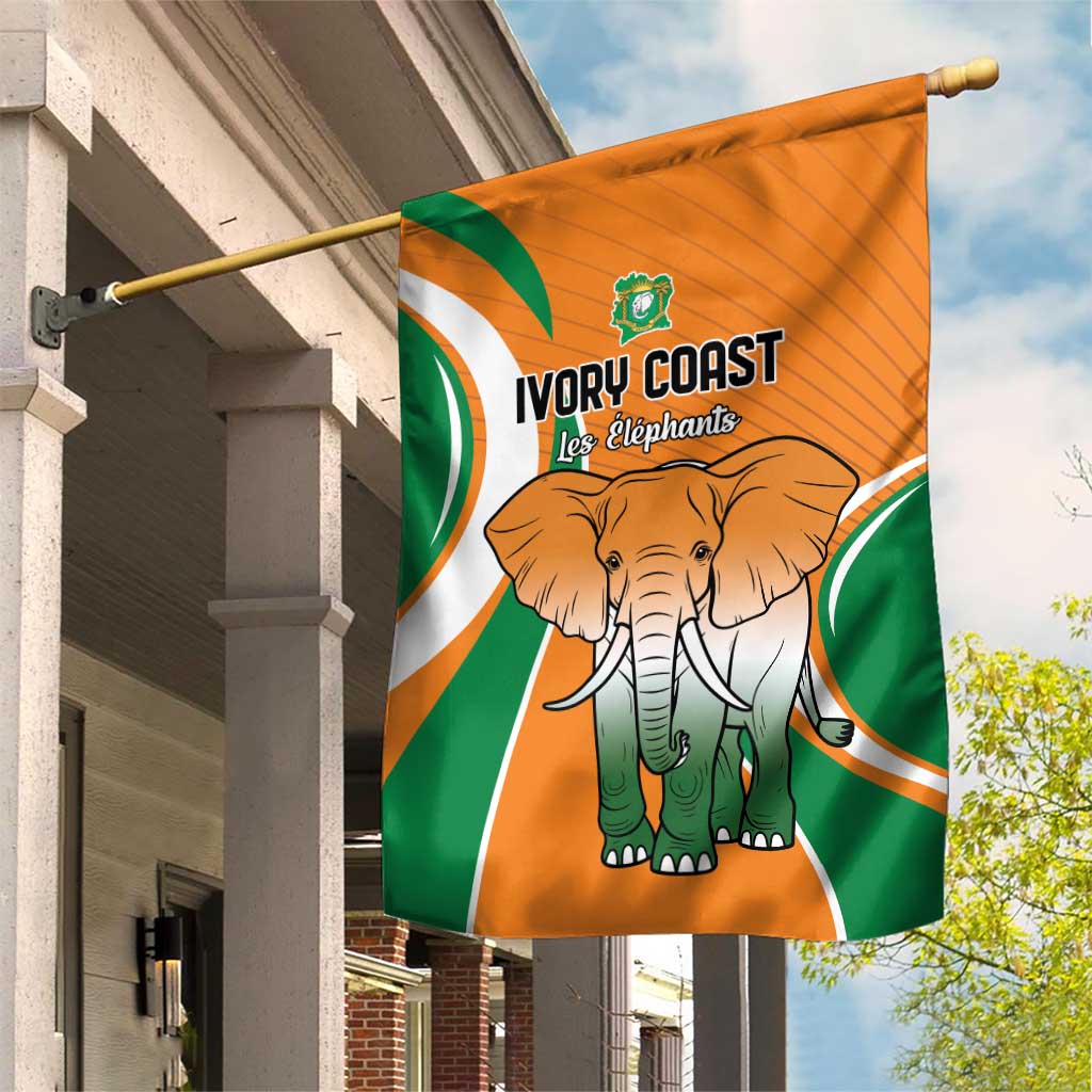 Ivory Coast Football Garden Flag Les Elephants Spirit - African Pride
