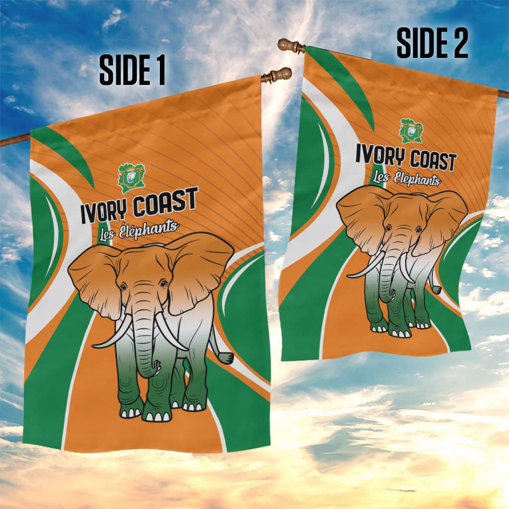 Ivory Coast Football Garden Flag Les Elephants Spirit - African Pride