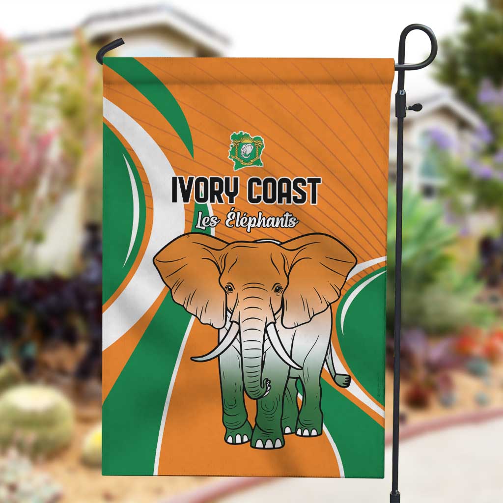 Ivory Coast Football Garden Flag Les Elephants Spirit - African Pride