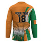 Custom Ivory Coast Football Hockey Jersey Les Elephants Spirit - African Pride