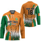 Custom Ivory Coast Football Hockey Jersey Les Elephants Spirit - African Pride
