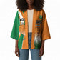Custom Ivory Coast Football Kimono Les Elephants Spirit - African Pride