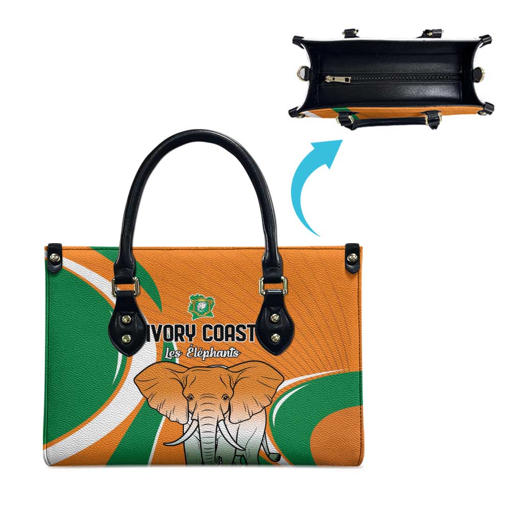 Ivory Coast Football Leather Bag Les Elephants Spirit - African Pride