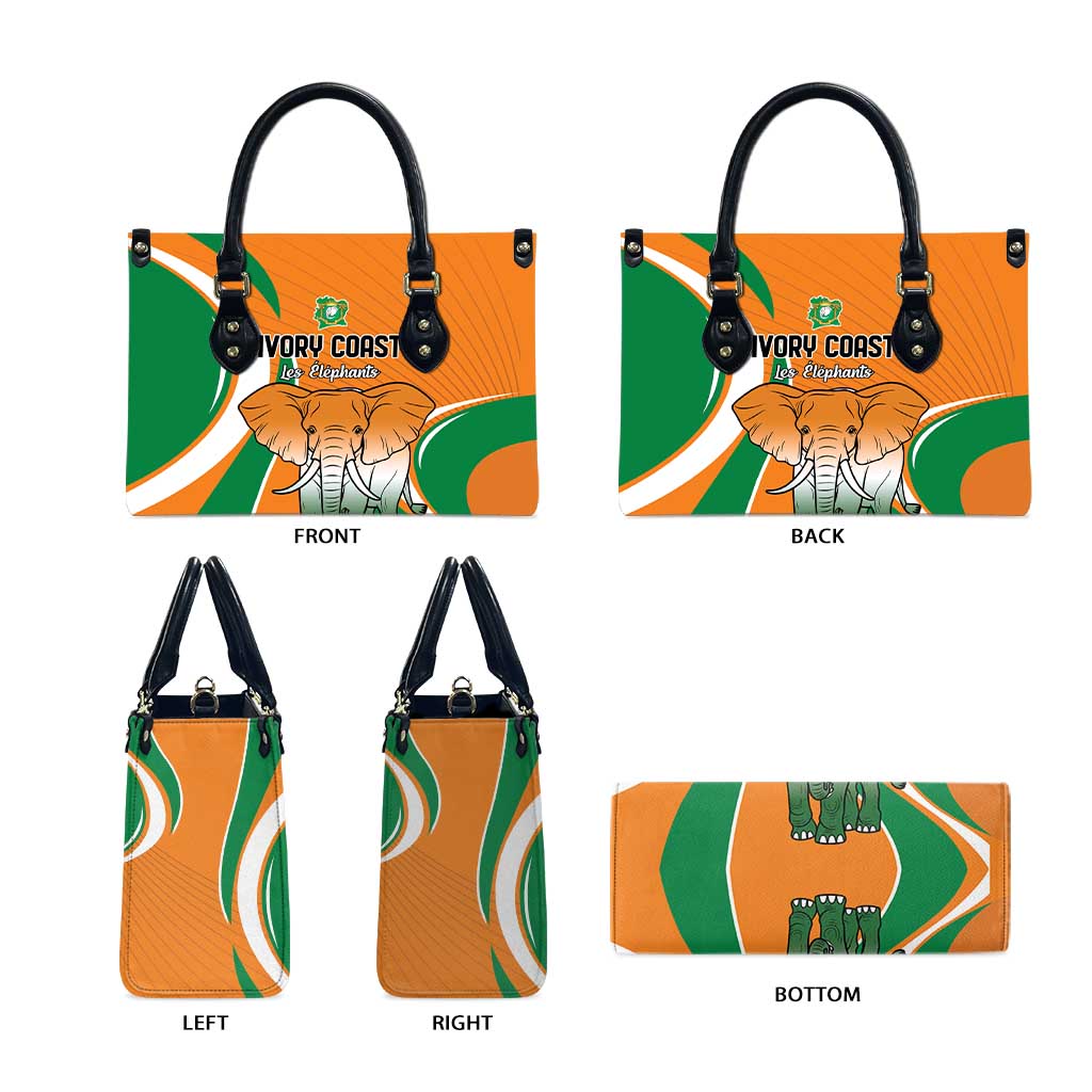 Ivory Coast Football Leather Bag Les Elephants Spirit - African Pride