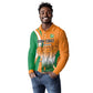 Custom Ivory Coast Football Long Sleeve Polo Shirt Les Elephants Spirit - African Pride