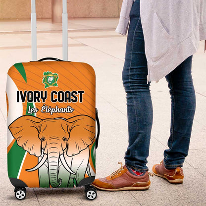 Ivory Coast Football Luggage Cover Les Elephants Spirit - African Pride