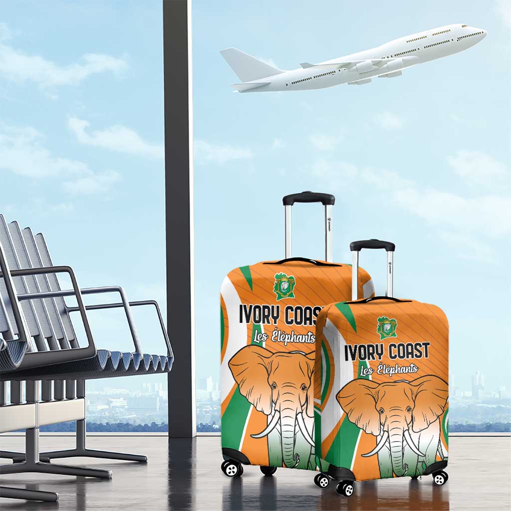 Ivory Coast Football Luggage Cover Les Elephants Spirit - African Pride