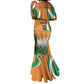 Custom Ivory Coast Football Mermaid Dress Les Elephants Spirit - African Pride