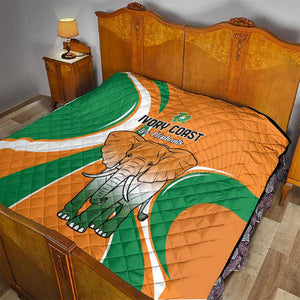Ivory Coast Football Quilt Les Elephants Spirit - African Pride