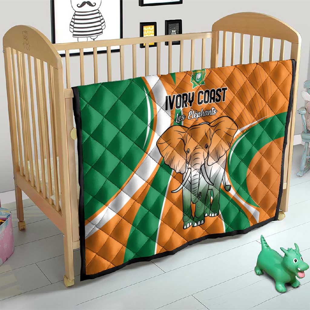 Ivory Coast Football Quilt Les Elephants Spirit - African Pride
