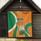 Ivory Coast Football Quilt Les Elephants Spirit - African Pride