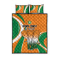 Ivory Coast Football Quilt Bed Set Les Elephants Spirit - African Pride