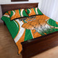 Ivory Coast Football Quilt Bed Set Les Elephants Spirit - African Pride