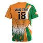 Custom Ivory Coast Football Rugby Jersey Les Elephants Spirit LT18