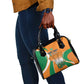 Ivory Coast Football Shoulder Handbag Les Elephants Spirit - African Pride
