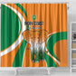 Ivory Coast Football Shower Curtain Les Elephants Spirit - African Pride
