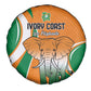 Ivory Coast Football Spare Tire Cover Les Elephants Spirit - African Pride