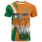Custom Ivory Coast Football T shirt Les Elephants Spirit LT18