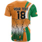 Custom Ivory Coast Football T shirt Les Elephants Spirit - African Pride