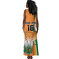 Custom Ivory Coast Football Tank Maxi Dress Les Elephants Spirit - African Pride