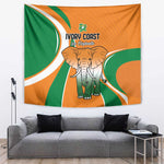 Ivory Coast Football Tapestry Les Elephants Spirit - African Pride