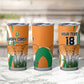Custom Ivory Coast Football Tumbler Cup Les Elephants Spirit - African Pride