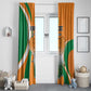 Ivory Coast Football Window Curtain Les Elephants Spirit - African Pride